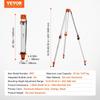 Laser Level Tripod Stand 5/8"-11 Thread 16.53-65.55 in Height Adjustment