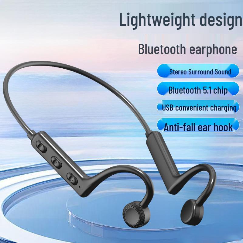 KS19 Водонепроницаемые спортивные Bluetooth-наушники с открытым ухом на шее - Совместимы с большинством устройств