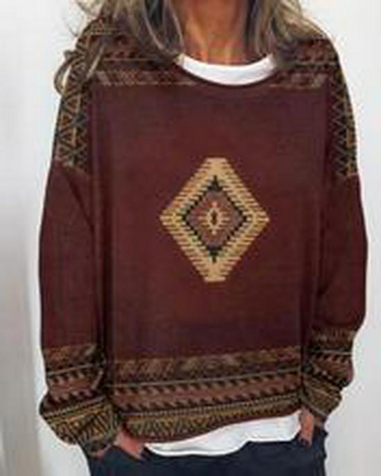 Женская футболка с V-образным вырезом, цветочным принтом и длинными рукавами, осень/зима 2023