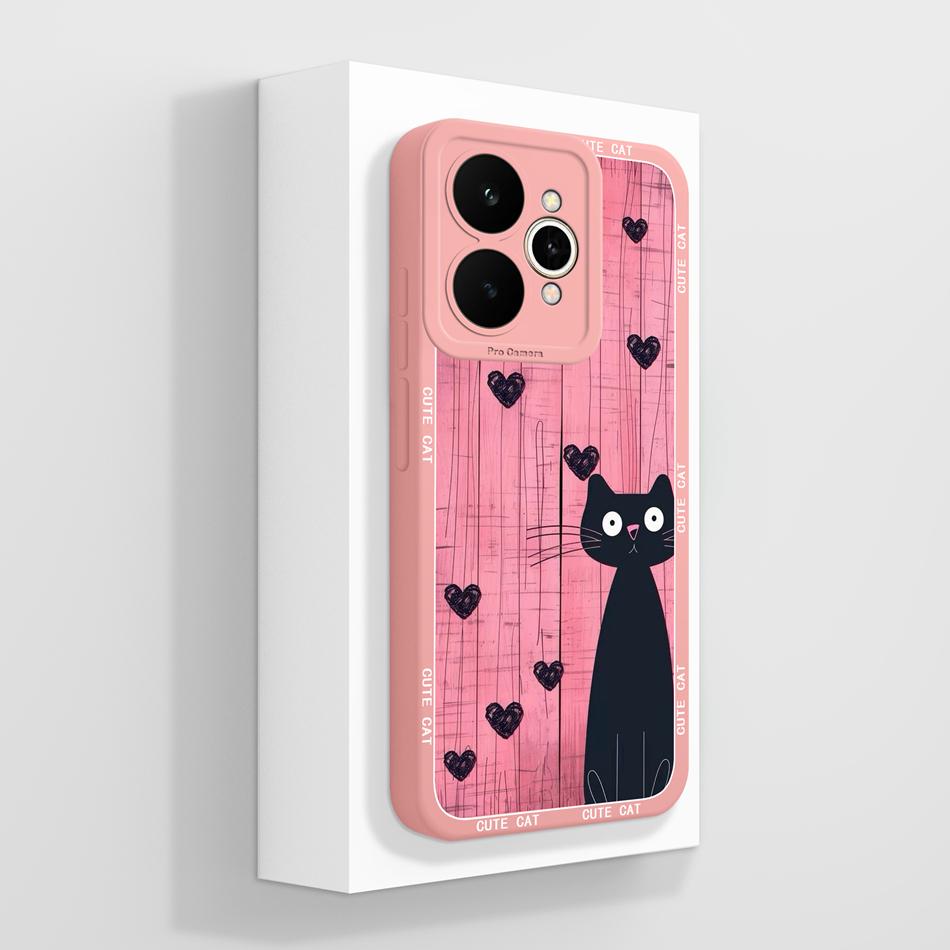 For Realme 15 Pro 5G Phone Case Pretty Flowers Patterns Soft Liquid Silicone Full Coverage Cover For Realme15 Shockproof Bumper