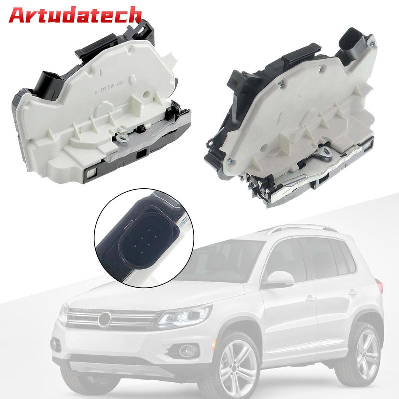 Artudatech Замок двери Защелка Привод Задний Л/П 5N0839015A 5N0839016A Для VW Tiguan CC Amarok Автоаксессуары