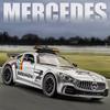 1/24 Benzs AMG GT Safety Car литой миниатюрный автомобиль литой металлический модель звук и свет детские игрушки подарки коллекционные транспортные средства