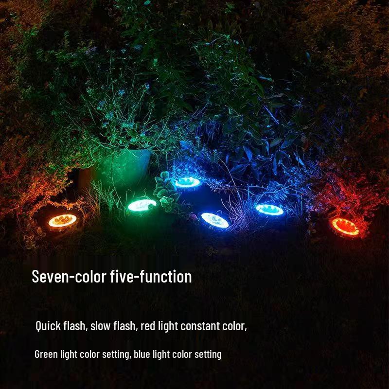 Водонепроницаемые светодиодные газонные фонари на солнечной батарее для наружного украшения - Сверхяркие