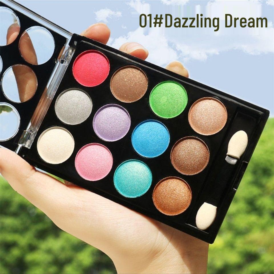 Xibei 12-Color Eyeshadow Palette for School Stage & Special Performances