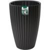 Pot de fleurs - GARDEN ID - Fancy - 40 x 58 cm - Pour jardin, balcons ou intérieurs - Noir
