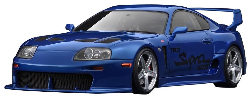 TK.Company Ignition Model 1/18 Scale Toyota Supra (A80) TRD 3000GT Blue Metallic Finished Product IG3604