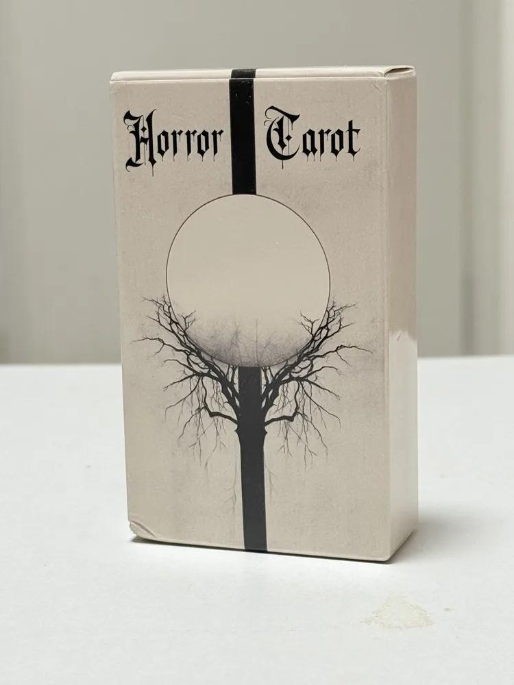 Horror Tarot Cards Wait 78 Tarots Board Games Leisure Entertainment Family Gatherings Gothic Tarot Deck
