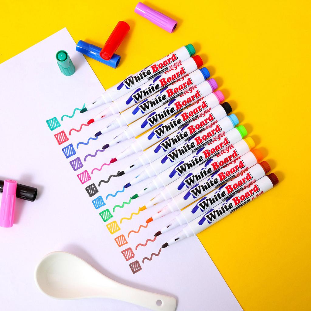 Magical Water Painting Pen Colorful Mark Pen Markers Floating Ink Pen Doodle Water Pens Children Montessori Early Education Toys St Practical Use