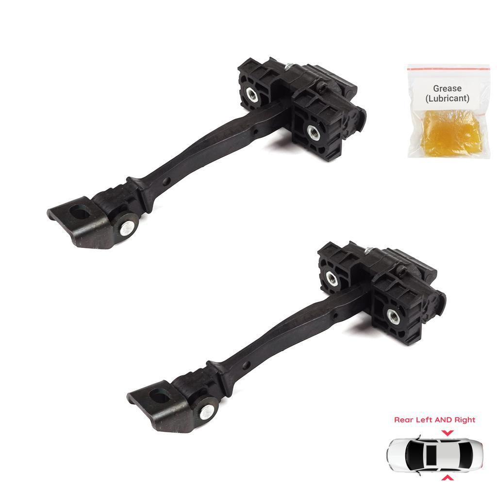 BDP1342-1 2 Pieces Rear Door Hinge Brake Stop Check Strap Limiter for VW Golf MK7 5G 2012-2020 4/5 Door Alltrack Sportsvan Variant e-Golf 5G4839249A