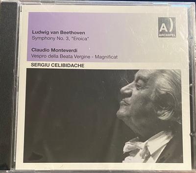 CD СЕРДЖИУ ЧЕЛИБИДАКЕ - Бетховен - Симфония № 3 Героическая, Clau ARPCD0432 Остров необитаемый C 2009 Европа Классика Б/У
