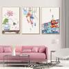 Tranditional Chinese Canvas Poters Paintings Lotus Pictures for Home Design Living Room Decoration Wall Art Interior No Frame