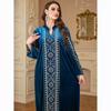 Ramadan Eid Muslim Dress Dubai Party Vestidos Embroidery Long Robe Morocco Saudi Abayas Islam Dresses