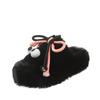 White Fluffy Slippers Women Fashion Fur Slipper Home Cute Cartoon Slides Platform Indoor Floor Flip Flops Women Ladies Shoes
