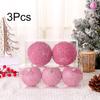 3 шт. модные рождественские шары подвесные подвески блестящие блестящие пенопластовые шары рождественская елка декор для вечеринок