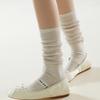 Ballet Calf Socks Women'S Double Needle Versatile Academy Style Beautiful Legs Shaping Women'S Cotton Long Pile Socks
