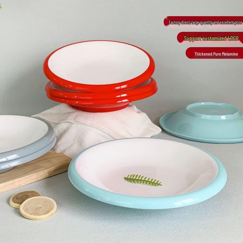 777 Two-Tone Melamine Dinner Plate
