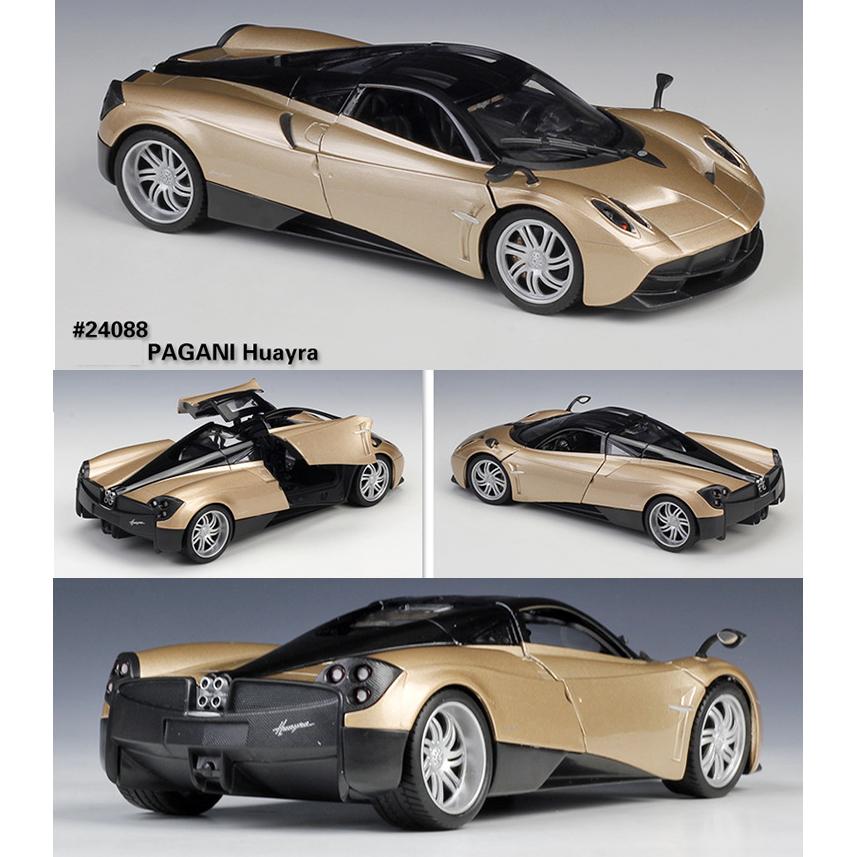 Масштаб 1/24 WELLY Pagani Huayra, модель автомобиля из сплава, литье под давлением, металлические игрушечные автомобили, модель автомобиля, коллекция высокой имитации, детские подарки