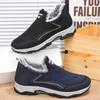 Men's Sneakers Outdoors Plush Warm Winter Waterproof Shoes High Quality Non Slip Hiking Ankle Boots Winter Shoes for Men Work