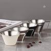 304 Stainless Steel Coffee Extraction Cup 100ML Espresso Extraction Cup with Guide Spout Practical Ounce Cup Cafe Accessories