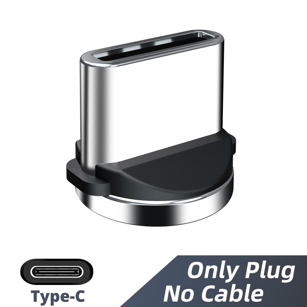 Кабель с магнитной вилкой типа C, вилка Micro USB C, кабель для быстрой зарядки, адаптер для мобильного телефона iPhone, Samsung, Xiaomi, Huawei, вилка для зарядного устройства