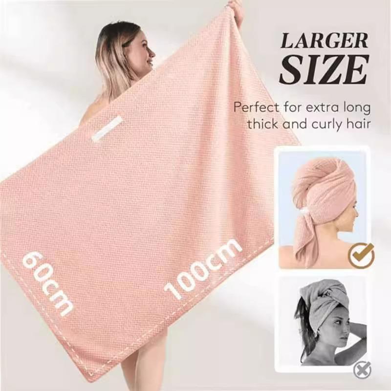Женское супервпитывающее быстросохнущее полотенце для волос и шапочка для душа 2024 года