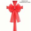 Large Size Christmas Door Bow Long Ribbon Large Ribbon Bow Decorative Door Bow  Home Decoration