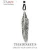 Leather Necklace Feather Rope Chain ,Trendy Fashion Jewelry Europe Style Bijoux Gift For Men