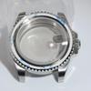Watch Case Nh35 Case Silver 40mm for Movement Watch Mod NH3 NH35 NH36 NH73 NH38 NH39 Bezel Mineral Glass Watch Mod