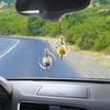 Rearview Mirror Pendant Car Interior Hanging Accessories Easy To Hang Adorable Appearance Lucky Cat Hanging Decoration