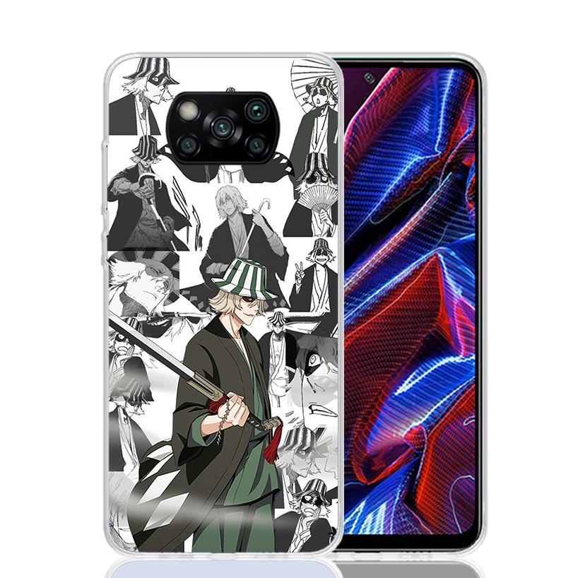Чехол для телефона Bleach Kisuke Urahara для Xiaomi Poco X7 X6 X5 Pro F7 Ultra Redmi 15C 15 13 13C 12 12C 10 10A 10C 9 9A 9C 9T Обложка Po