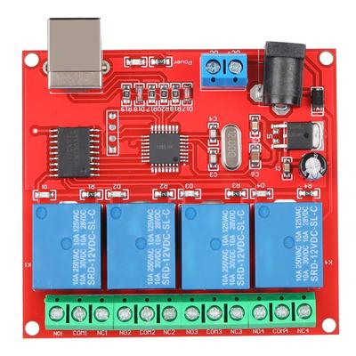 4-канальный 12V компьютерный USB умный переключатель контроллер модуль реле для ПК плата расширения