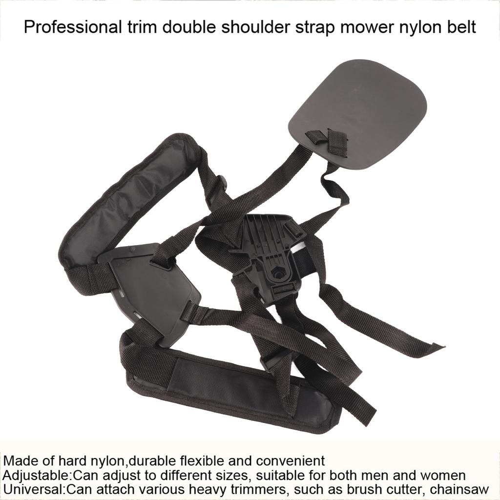 Профессиональный триммер с двойным плечевым ремнем, косилка, нейлоновый ремень для кустореза, садового газона