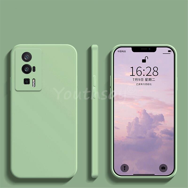 Для Xiaomi POCO F5 F4 Pro Чехол силиконовый жидкий официальный чехол для телефона POCO X5 Pro Чехол TPU Защитный чехол POCO M5 Pro Чехол