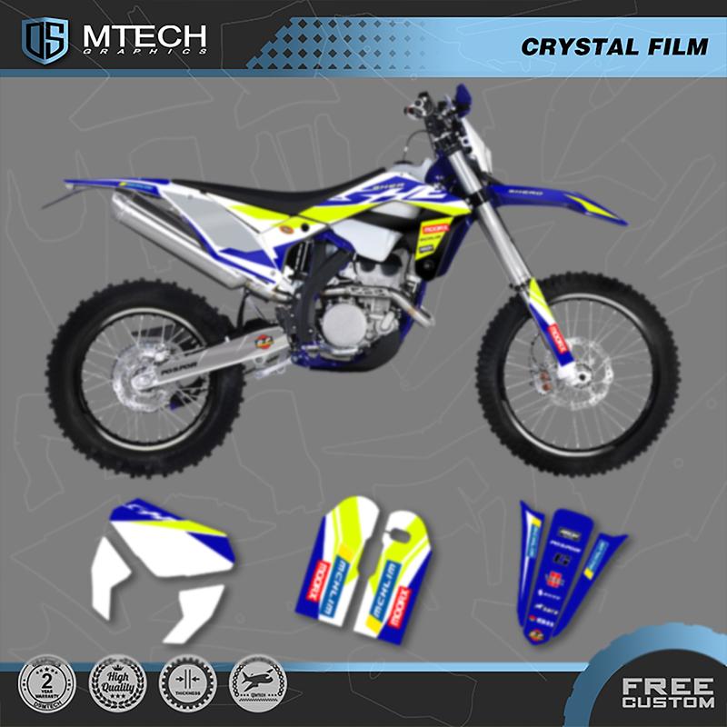 DSMTECH Custom Team Graphics Decals Stickers Kit For SHERCO Sticker 2017 2018 2019 2020 2021 2022 S E SEF 008