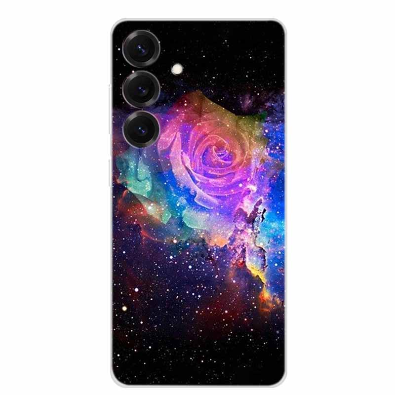 Чехол для телефона Samsung Galaxy S25 Plus Задняя крышка Чехол S 25 Plus Прозрачный ТПУ Силиконовый Мягкий Чехол Для Samsung S25 Plus Чехол S25Plus
