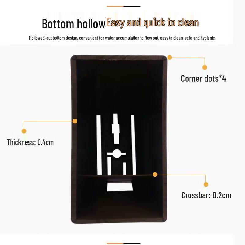 De Buyer Водонепроницаемый блок для ножей из дуба с несколькими слотами