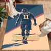 Neymar Dreams Football Legend Customizable Name Area Rug Design for Dormitory Kitchen Outdoor Dining Room Antislip Carpet Decorate Offices