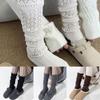 Breathable Hollow Calf Socks Knitted Mid Tube Socks New Stacked Long Tube Socks  Women Girls