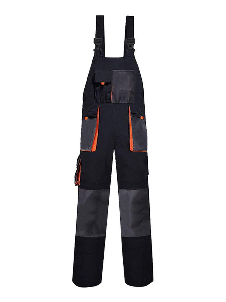 Unisex Pure Cotton Work Pants - Four Seasons Durable, Dirt & Wear-Resistant Plus Size Overalls for Machine Repair.
