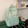 Женский легкий рюкзак большой емкости клетчатый рюкзак для школьников