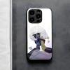 Чехол для телефона E-ENA Dream B-BBQ для IPhone 17 Air 16 E Pro Max 15 14 13 Mini 12 Pro 11 Max Plus Черная стеклянная крышка