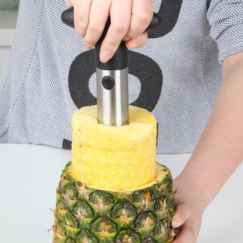 1pcs Pineapple Slicer Peeler Peeler Stainless Steel Fruit Spiral Rotary Knife Gadgets Cooking Tools Kitchen Accessories Gadgets