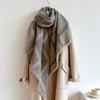 Men Women Autumn Winter Plaid Long Scarf Fashion Warm Thick Scarves Female Korean Vintage Shawl Bufandas Designer Scarf Hijab