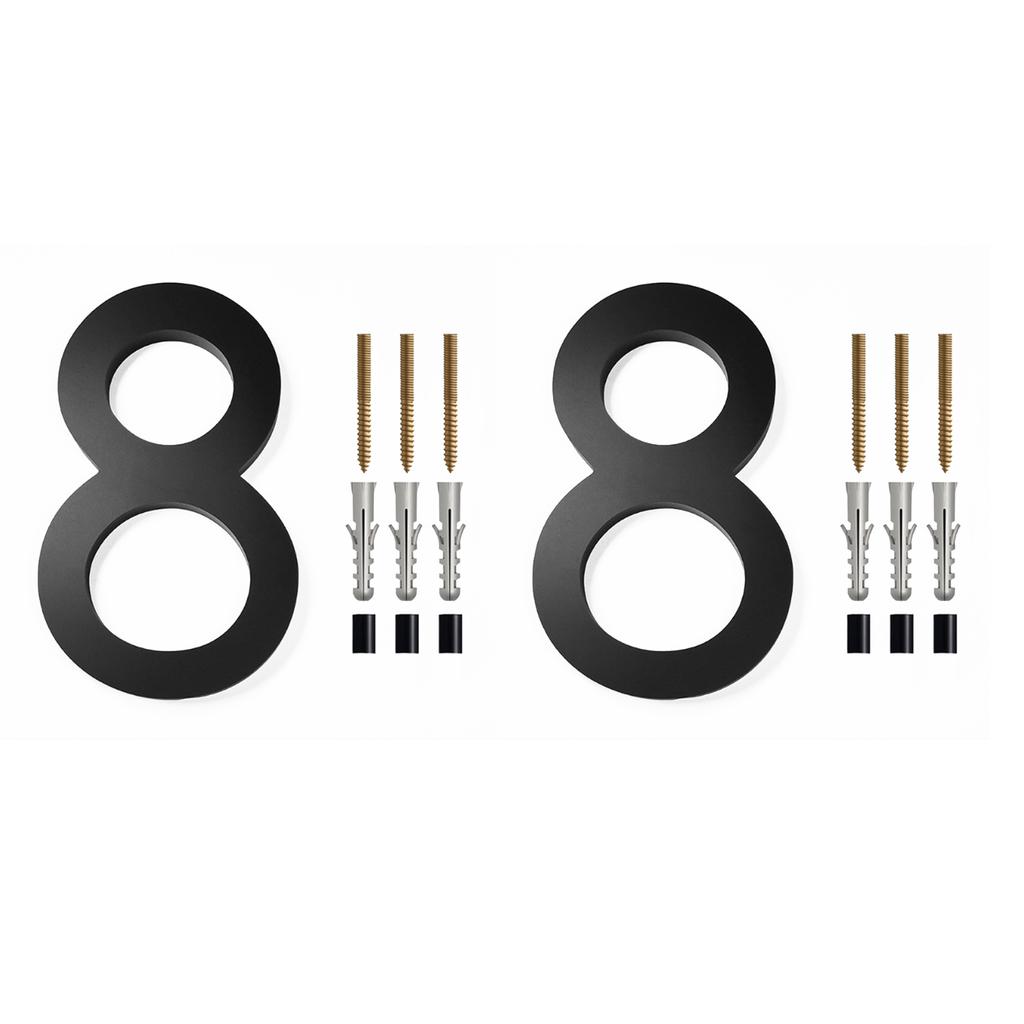 Трехмерные бирки для дома, вилла, устойчивость к атмосферным воздействиям, цифровой номер