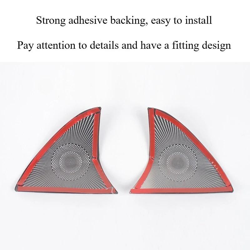 Крышка сигнала двери автомобиля для Tesla Model Y Juniper 2025 Защитная крышка Задний динамик багажника Звуковая рамка Аудиопанель Автоаксессуары