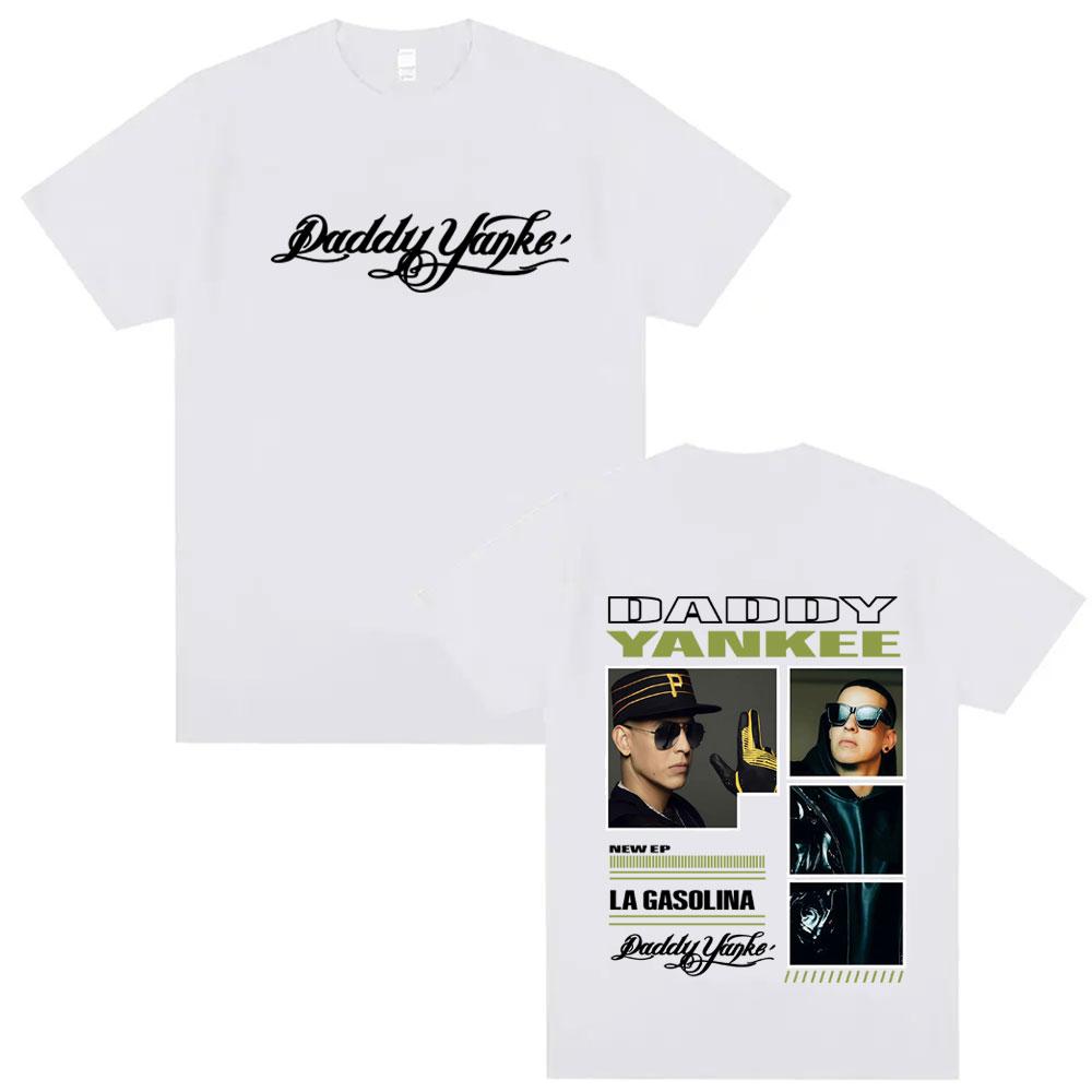 Rapper Daddy Yankee Album Tour Merch T Shirts Men's Clothing Retro Street Hip Hop Oversized T-shirt Unisex 100_ Cotton Tee Shirt