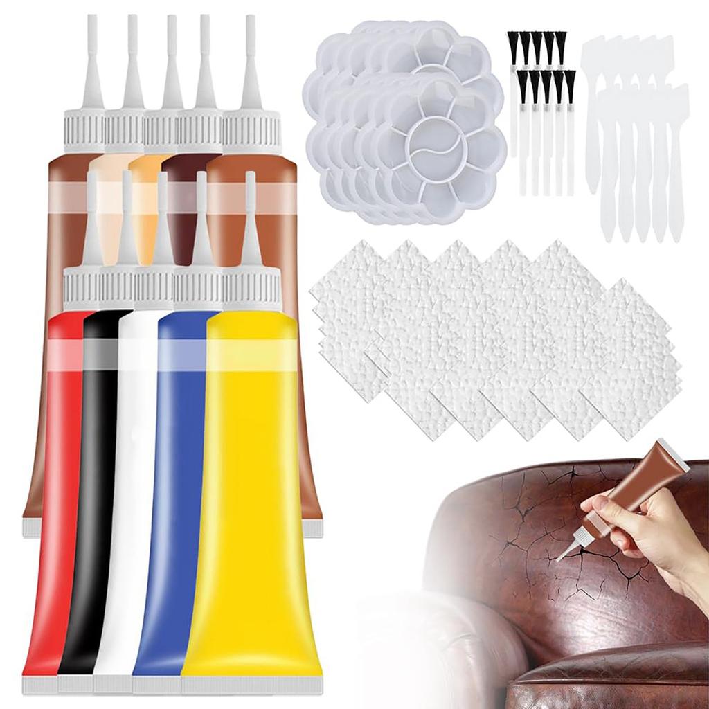 Upgraded Advanced Leather Gel, Leather Kit For Car Seat Vinyl Kit, Multifunctional Leather Kit