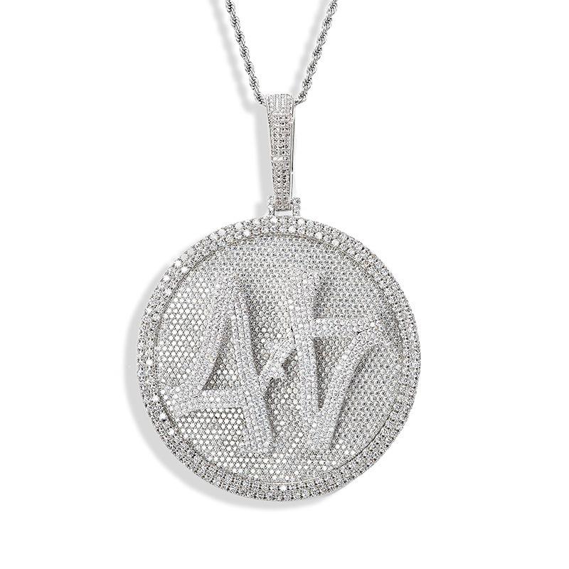 European and American New High Quality Solid Trendy Men's Hip-hop Pendant
