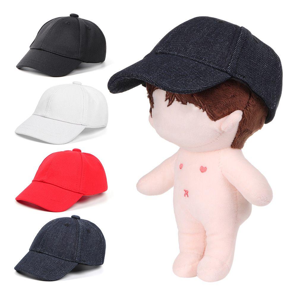 Candy Color Doll Straw Hat 20cm Doll Hat Doll Baseball Cap Fashion Caps Animal Casual Hat