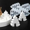 New Christmas Tree Handmade Creative Candlestick Silicone Mold DIY Aromath Candle Molds Plaster Resin Candle Holder Making Tools